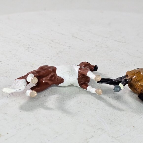 Vintage 1996 Winner’s Choice Creata Micro Horses Set of 2 Appaloosa Pinto - Picture 9 of 11
